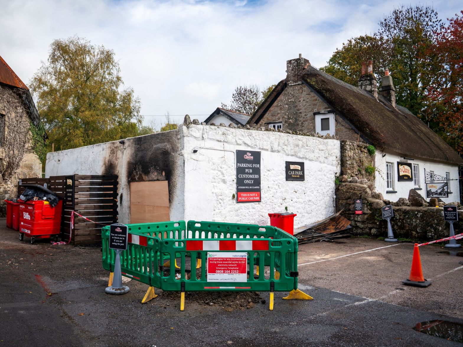 Pub used for new Harry Potter ‘severely damaged’ by fire